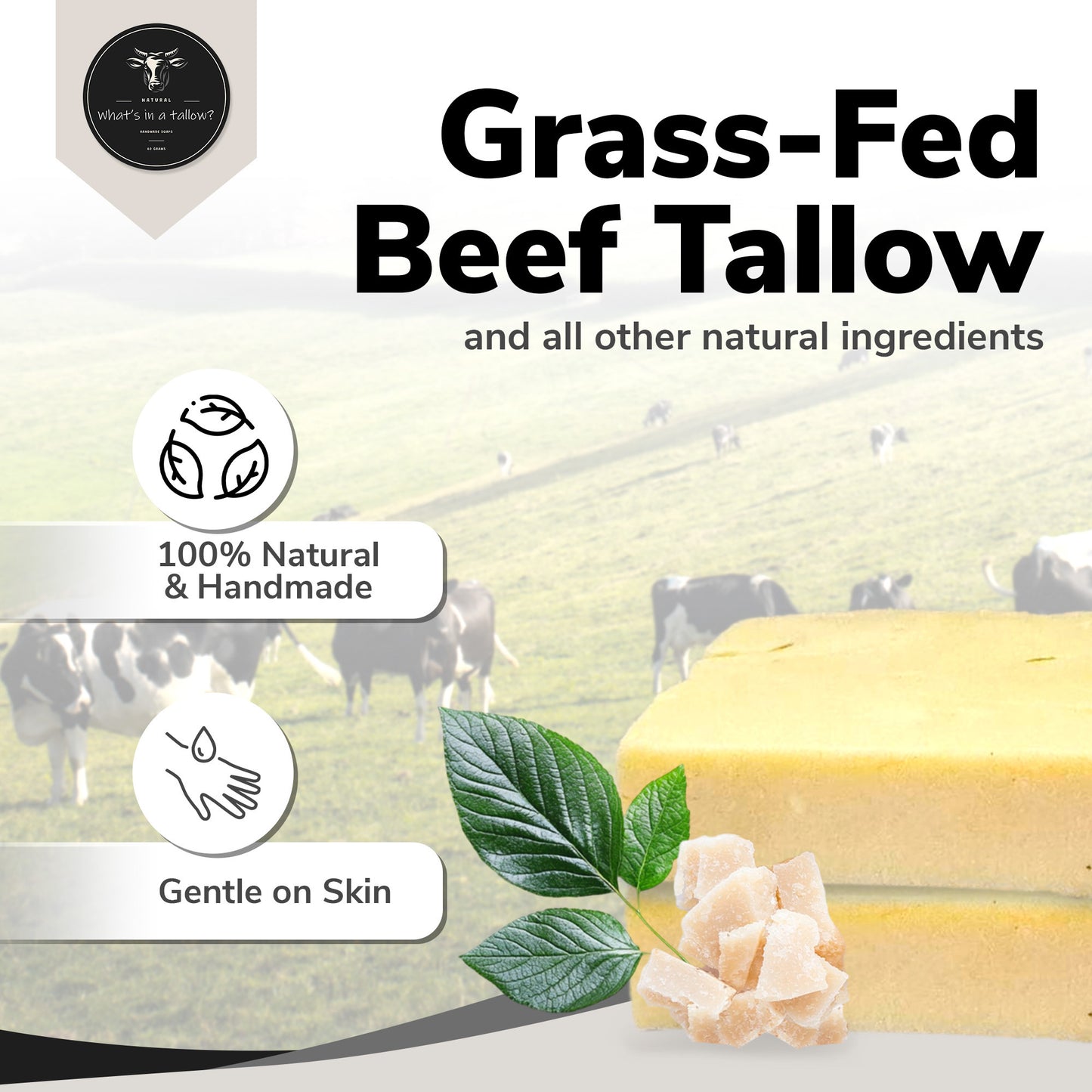 Gentle & Balancing Soap (Bentonite Clay + Calming Essential Oils)