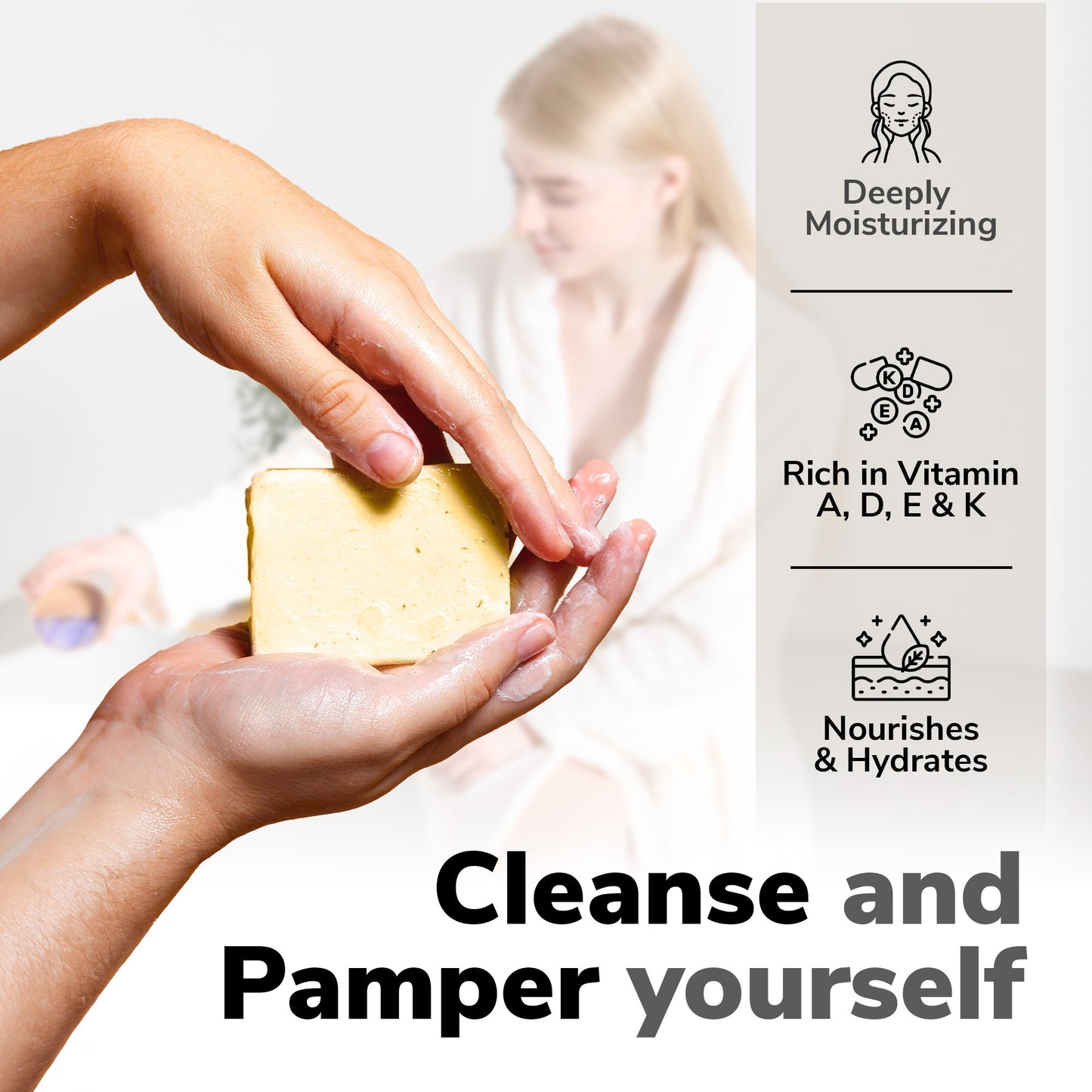 Gentle & Balancing Soap (Bentonite Clay + Calming Essential Oils)