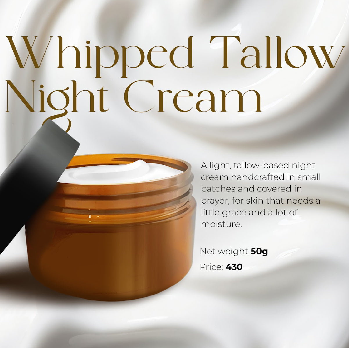 Whipped Tallow Night Cream