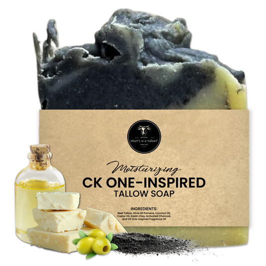 Moisturizing CK One-Inspired Tallow Soap